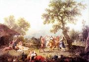 ZUCCARELLI  Francesco Bacchanal painting